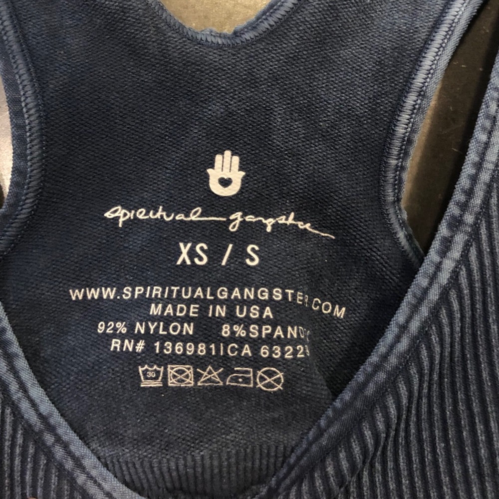 NWT Spiritual Gangster Ribbed Racerback - Picture 3 of 4